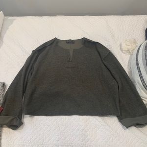 UO Jax Inside Out Notch Top Size Small